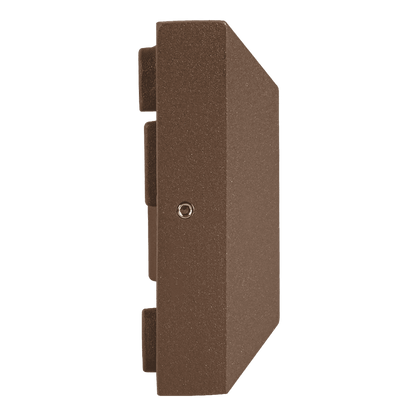 STA04 8W Lampe de marche ou de terrasse rectangulaire à montage en surface en fonte d'aluminium basse tension