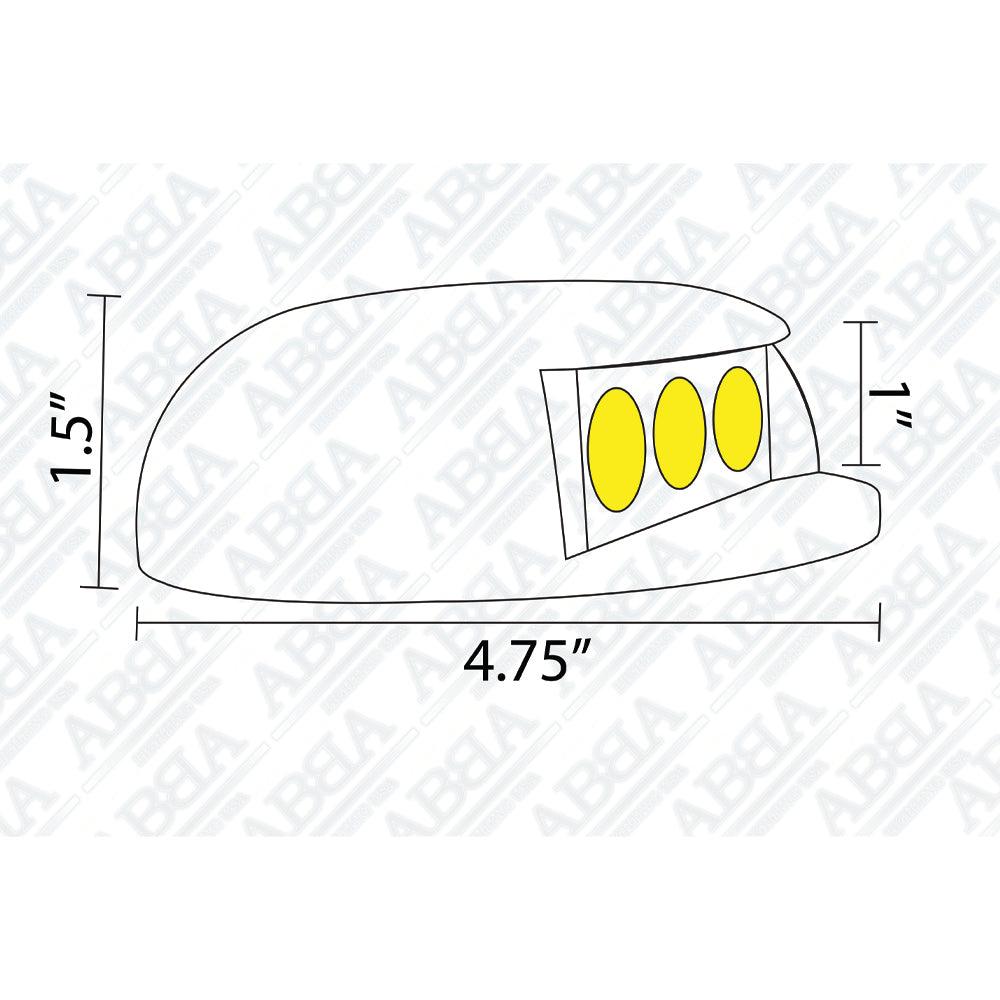 Luz LED para escalones o cubiertas de montaje en superficie redonda de aluminio fundido de bajo voltaje STA05 de 3 W