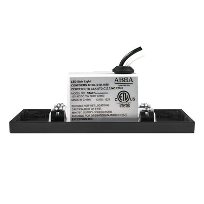 STA07 3W 3CCT Rectangular Waterproof Horizontal LED Stairs Step Light Fixture - Tampa soil911.com