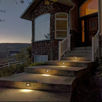 STA07 3W 3CCT Rectangular Waterproof Horizontal LED Stairs Step Light Fixture - Tampa Home & Garden Store
