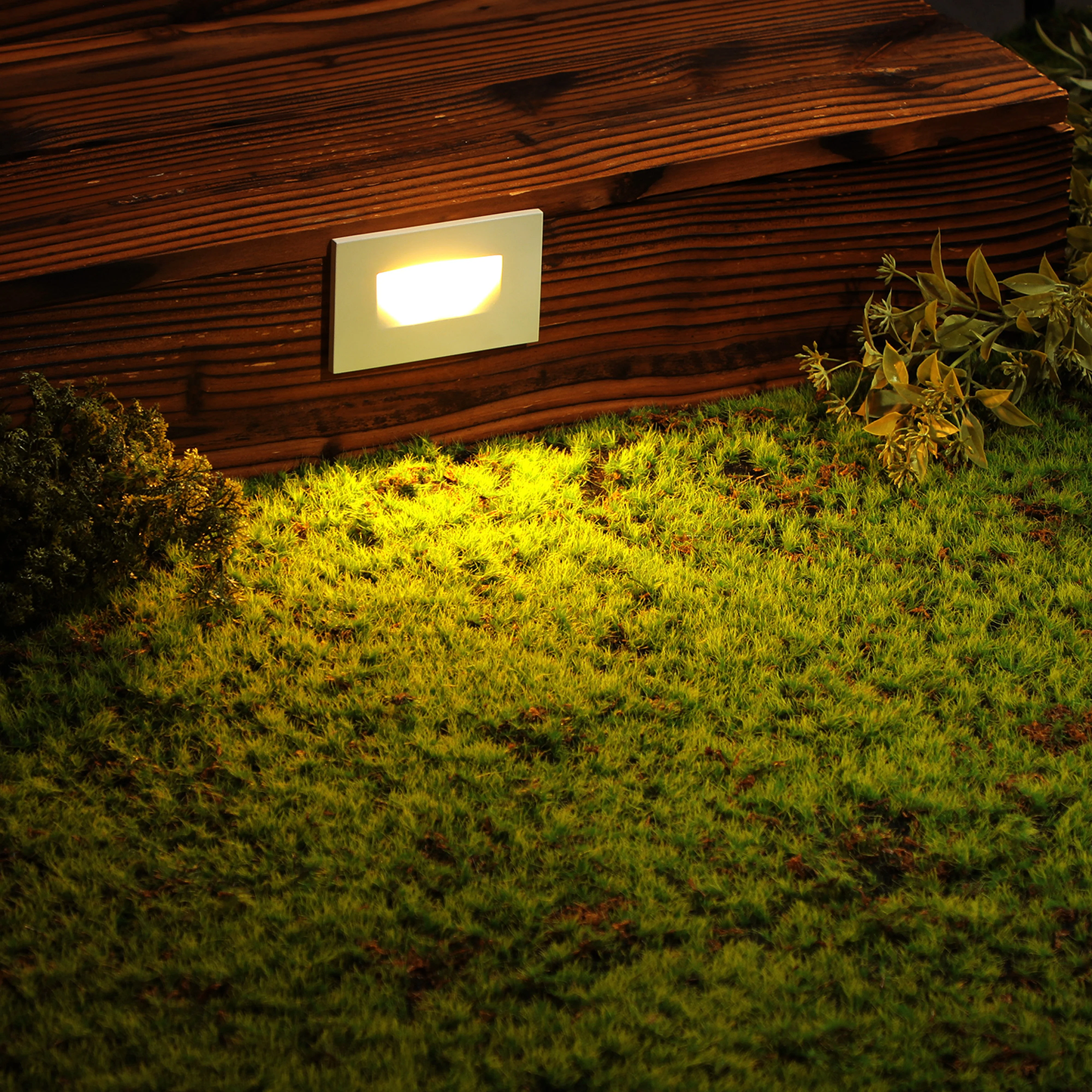 Luminaria LED rectangular para escaleras, horizontal, resistente al agua, 3 W, 3 CCT, STA07