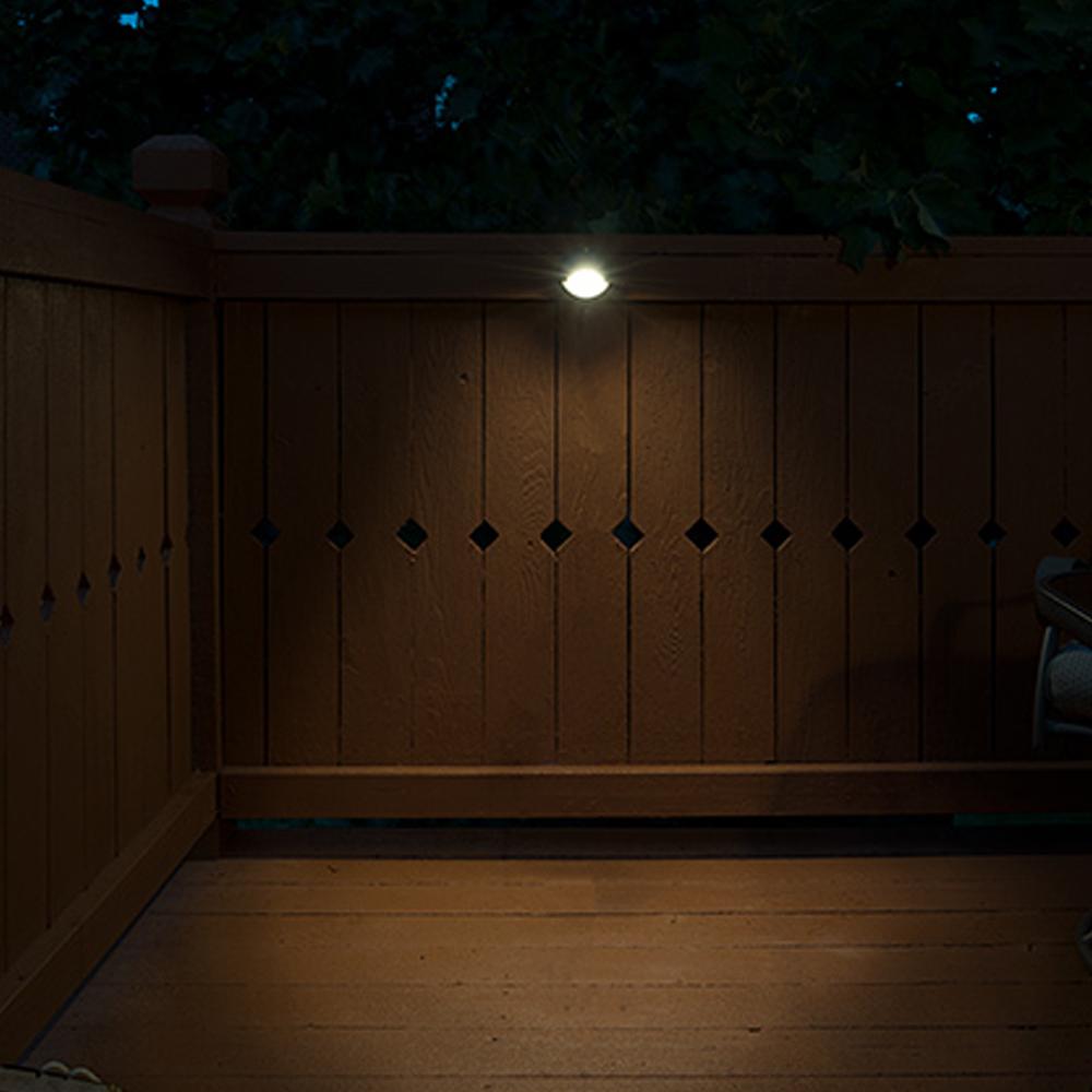 STA09 LED Round Aluminum Deck Light Surface Mount Low Voltage Landscape Lighting