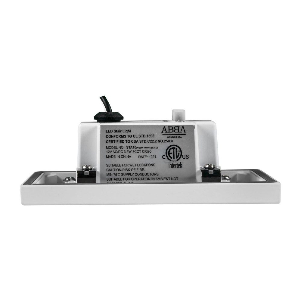 Luminaria LED rectangular para escaleras, impermeable, horizontal, 3,5 W, 3 CCT, STA10