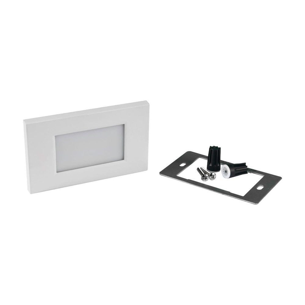 Luminaria LED rectangular para escaleras, impermeable, horizontal, 3,5 W, 3 CCT, STA10