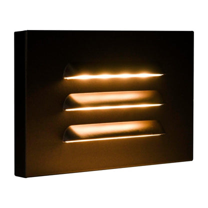 STA11 3.5W rectangulaire étanche horizontale LED étape lumière luminaire mural