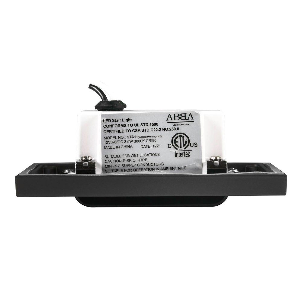 STA11 3.5W rectangulaire étanche horizontale LED étape lumière luminaire mural