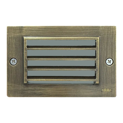 STB02 - Luces LED de ladrillo horizontales impermeables con rejilla de ventilación para iluminación de bordes de escalones