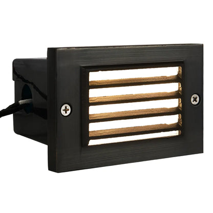 STB02 - Luces LED de ladrillo horizontales impermeables con rejilla de ventilación para iluminación de bordes de escalones