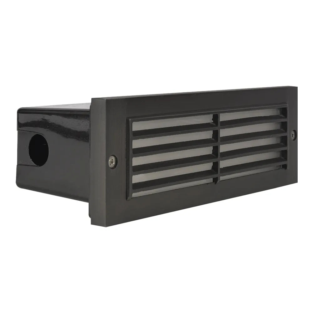 STB03 Louver Horizontal LED Brick Lights Warm White Edge Outdoor Step Light