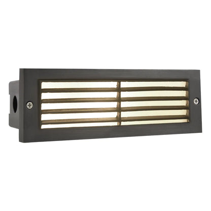 STB03 Louver Horizontal LED Brick Lights Warm White Edge Outdoor Step Light