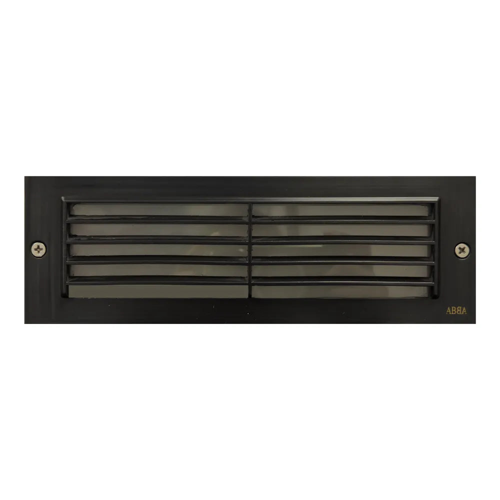 STB03 Louver Horizontal LED Brick Lights Warm White Edge Outdoor Step Light