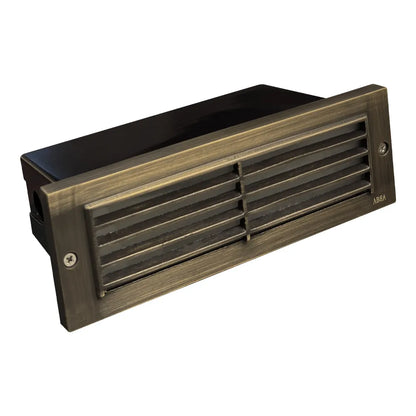 STB03 Louver Horizontal LED Brick Lights Warm White Edge Outdoor Step Light