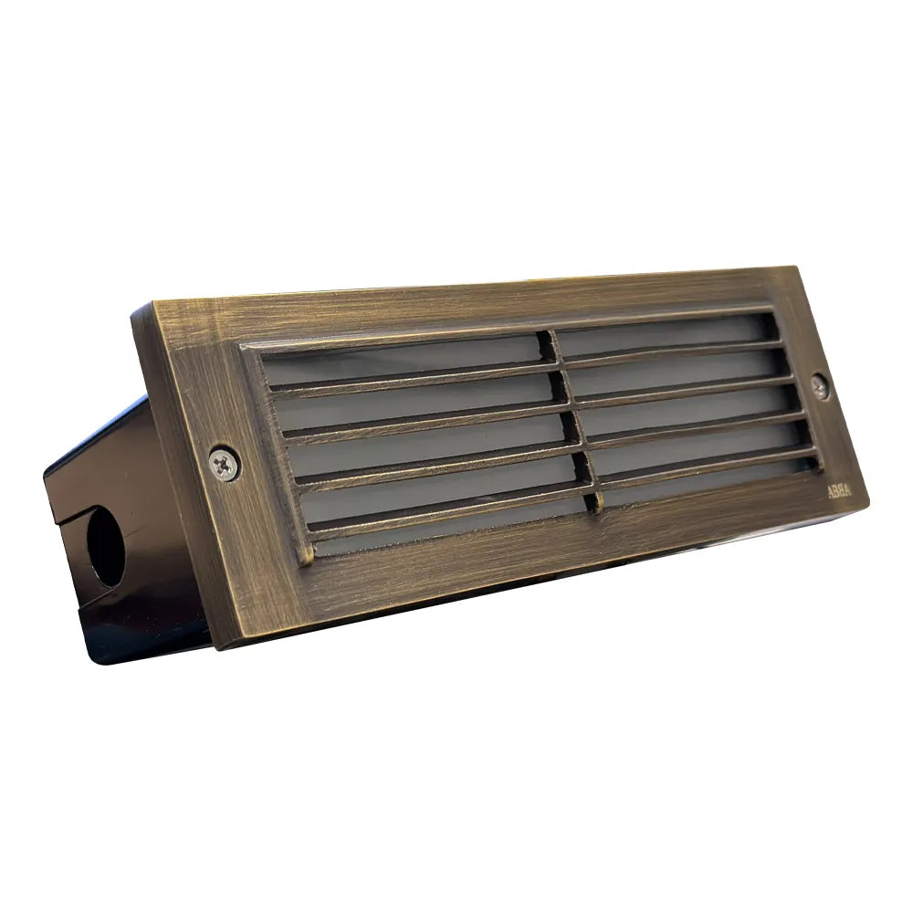 La brique horizontale de la persienne STB03 LED allume la lumière extérieure chaude de marche de bord blanc