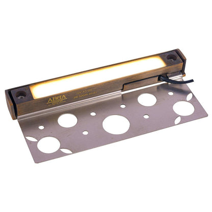 STB12 Brass LED Retaining Wall Light Low Voltage Hardscape Paver Lighting - Tampa soil911.com