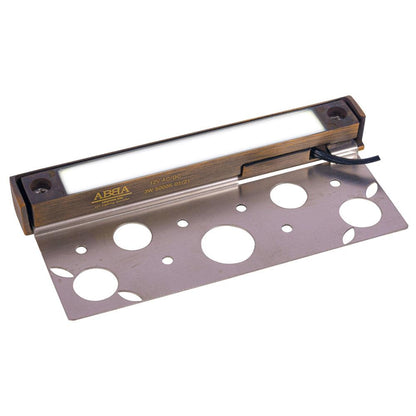 STB12 Brass LED Retaining Wall Light Low Voltage Hardscape Paver Lighting - Tampa soil911.com