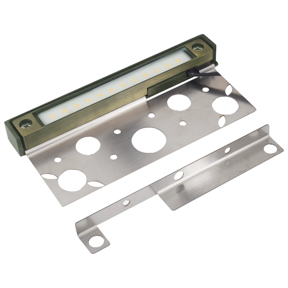 Éclairage de pavé de Hardscape de basse tension de lumière de mur de soutènement du laiton LED de STB12