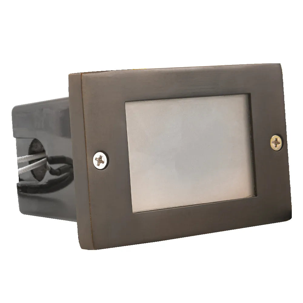 Luces LED de ladrillo impermeables horizontales STB15 para exteriores, luz de borde para escalones