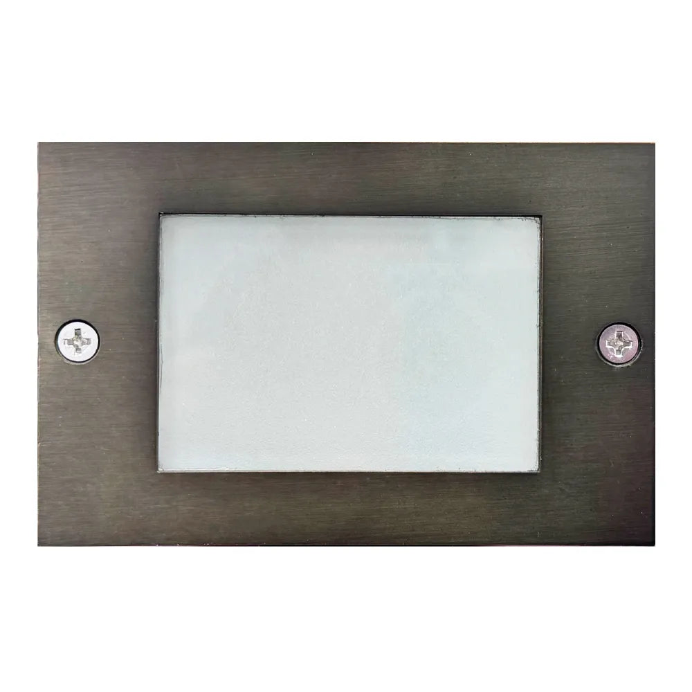 Luces LED de ladrillo impermeables horizontales STB15 para exteriores, luz de borde para escalones