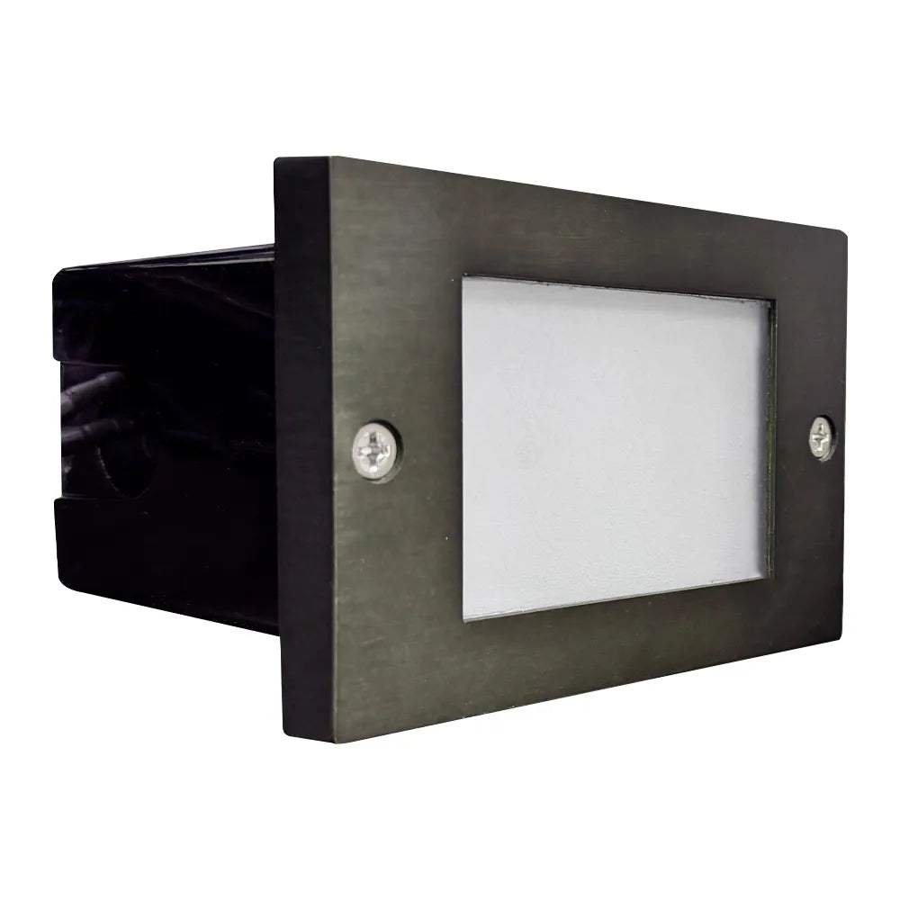 Luces LED de ladrillo impermeables horizontales STB15 para exteriores, luz de borde para escalones