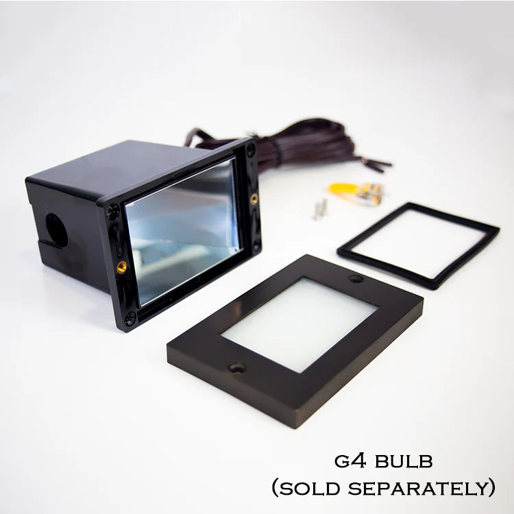 Luces LED de ladrillo impermeables horizontales STB15 para exteriores, luz de borde para escalones