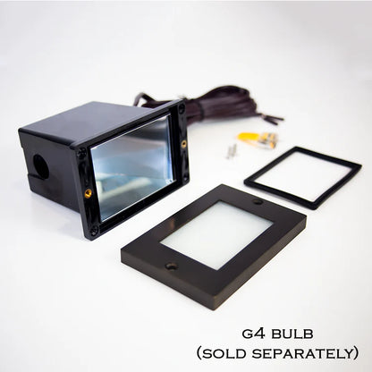 Luces LED de ladrillo impermeables horizontales STB15 para exteriores, luz de borde para escalones