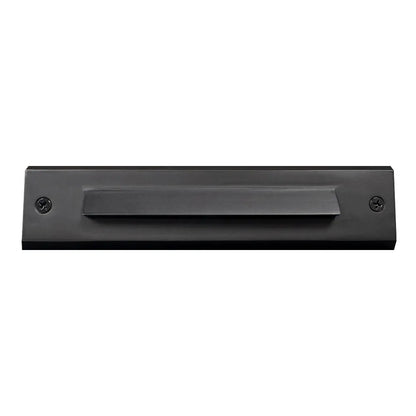 Luz de paso horizontal delgada para interior y exterior de latón fundido con LED STB16 de 2 W para montaje en superficie
