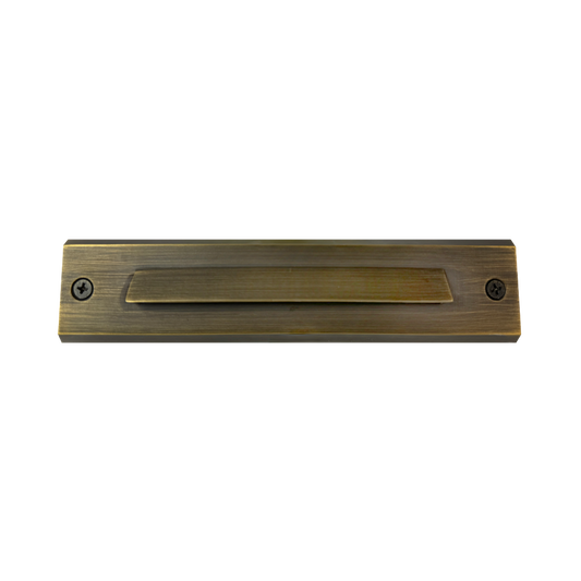 STB16 2W LED Cast Brass Surface Mounted Slim Horizontal Outdoor & Indoor Step Light