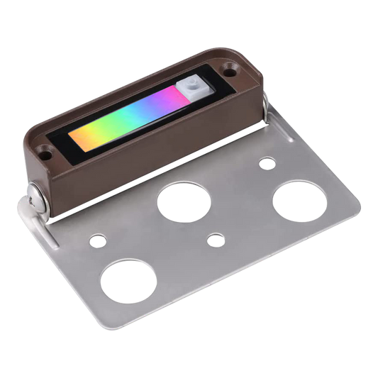 STBR01 4 Inch 1W RGBW LED Retaining Wall Lights, Hardscape Color Changing 12V-24V Low Voltage Landscape Lights - Tampa soil911.com