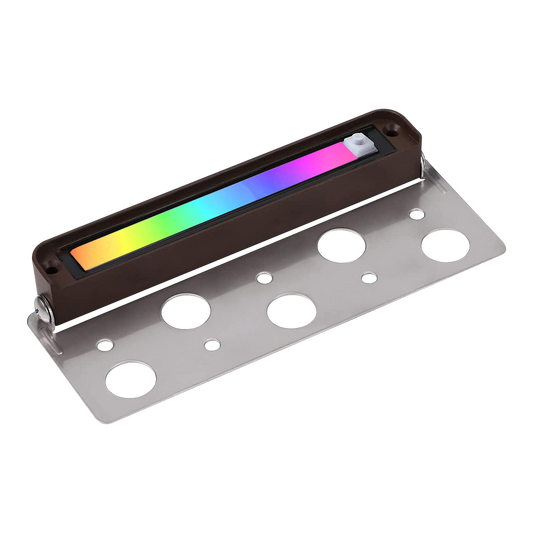STBR05 7 Inch 3W RGBW LED Retaining Wall Lights, Hardscape Color Changing 12V-24V Low Voltage Landscape Lights - Tampa soil911.com