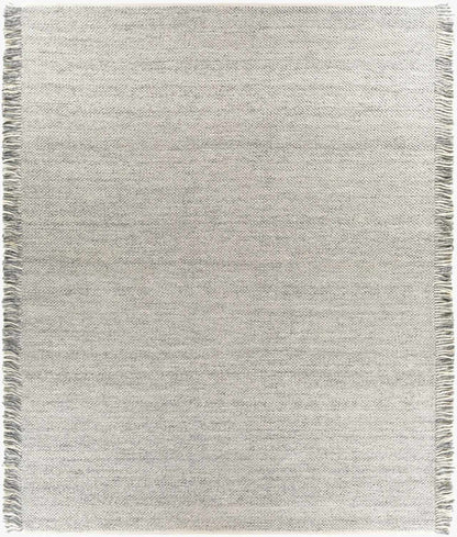 Stenhousemuir Luxe Handmade Rug beige taupe with fringed edges Boutique Rugs on Tampa Home & Garden Store