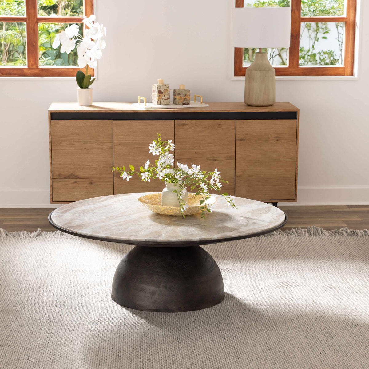 Stenhousemuir Luxe Handmade Rug beige woven texture by Boutique Rugs on Tampa Home & Garden Store