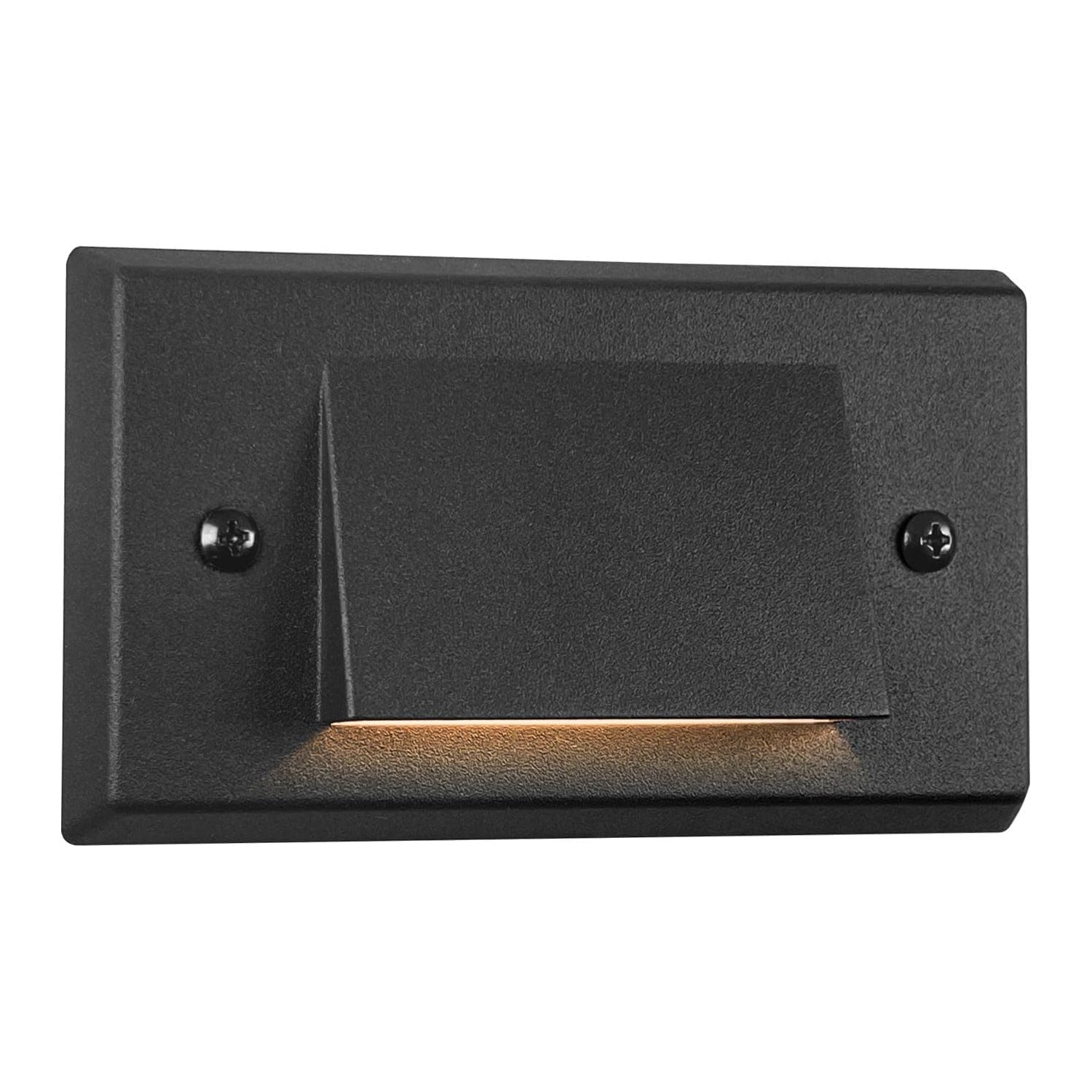 STLA05 4-Pack 3W Slim Black Low Voltage LED Outdoor Step Lights Package, 12V LED Deck Lights Landscape Lights - Tampa soil911.com