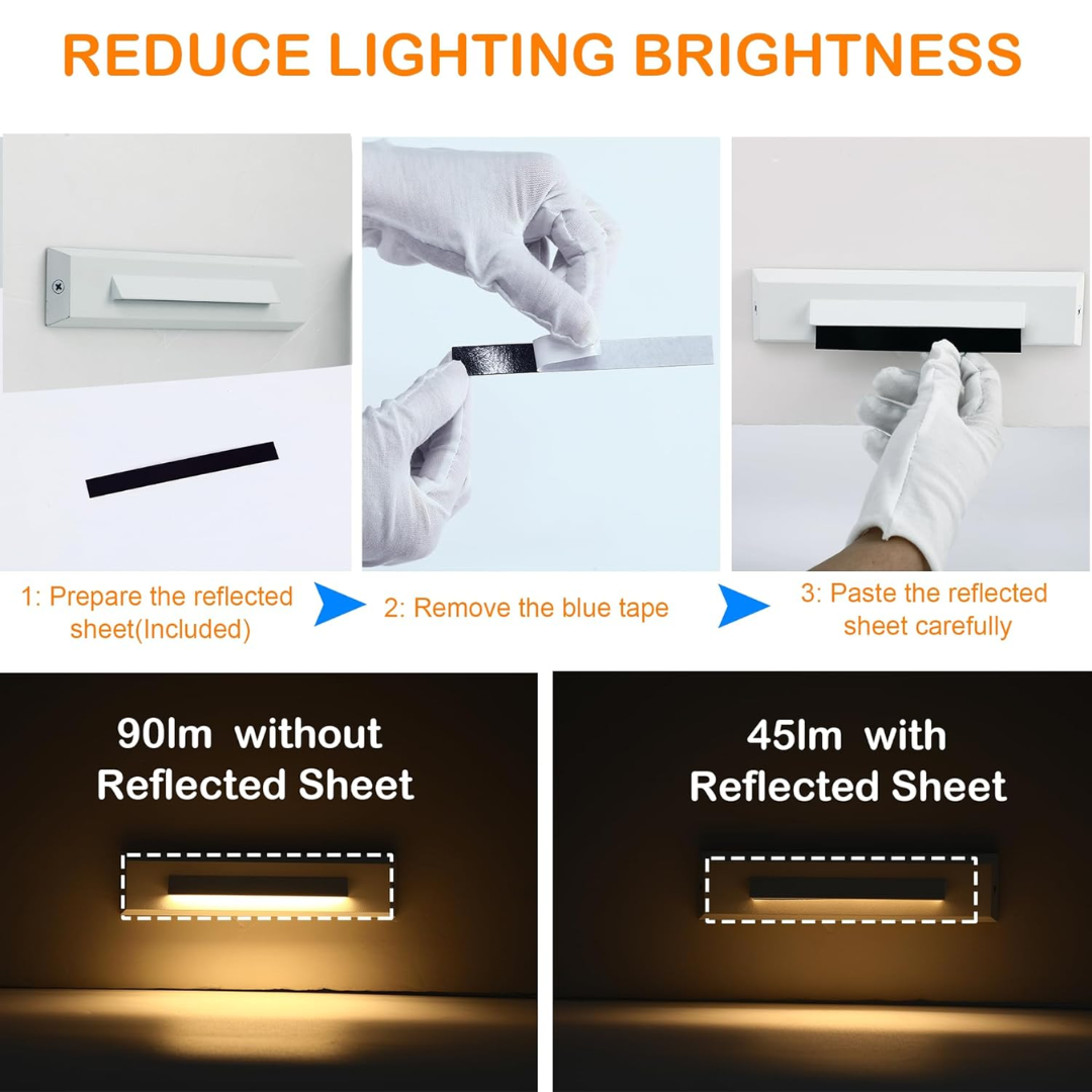 STLA07 6 Pack Low Voltage 3CCT 2700K/4000K/6000K LED Step Lights Outdoor, 2.5W Accent Lighting Fixtures - Tampa soil911.com