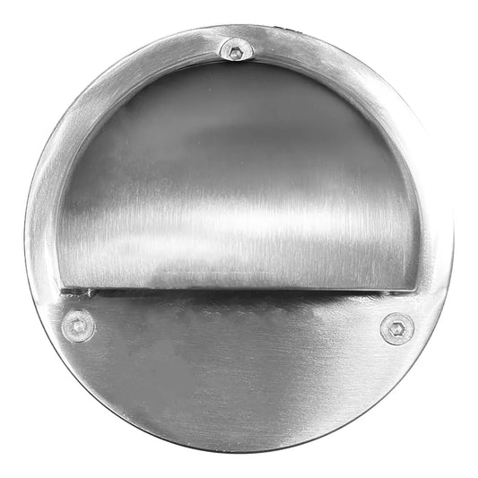 STS09 LED Round Stainless Steel Deck Light Surface Mount Low Voltage Landscape Lighting