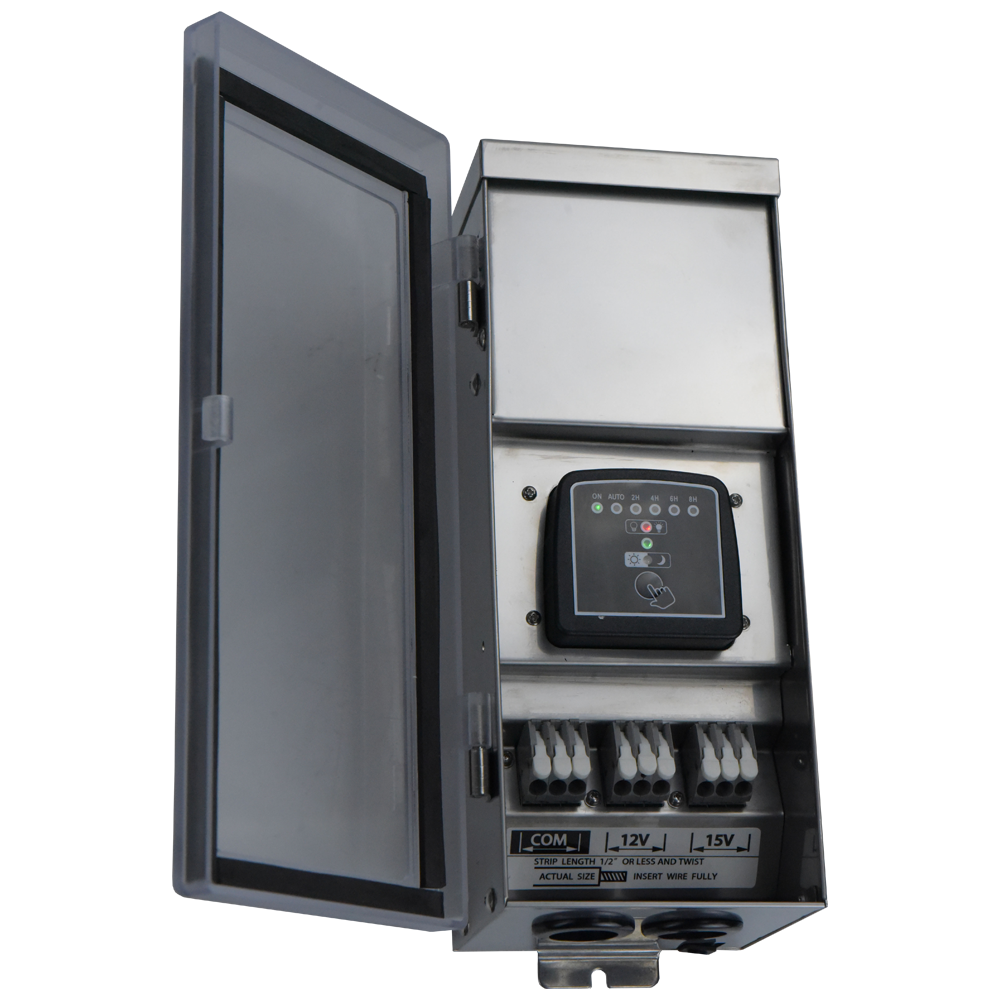 STSW300 300W Digital Smart WIFI 12V, 15V Low Voltage Transformer with Photocell & Timer IP65