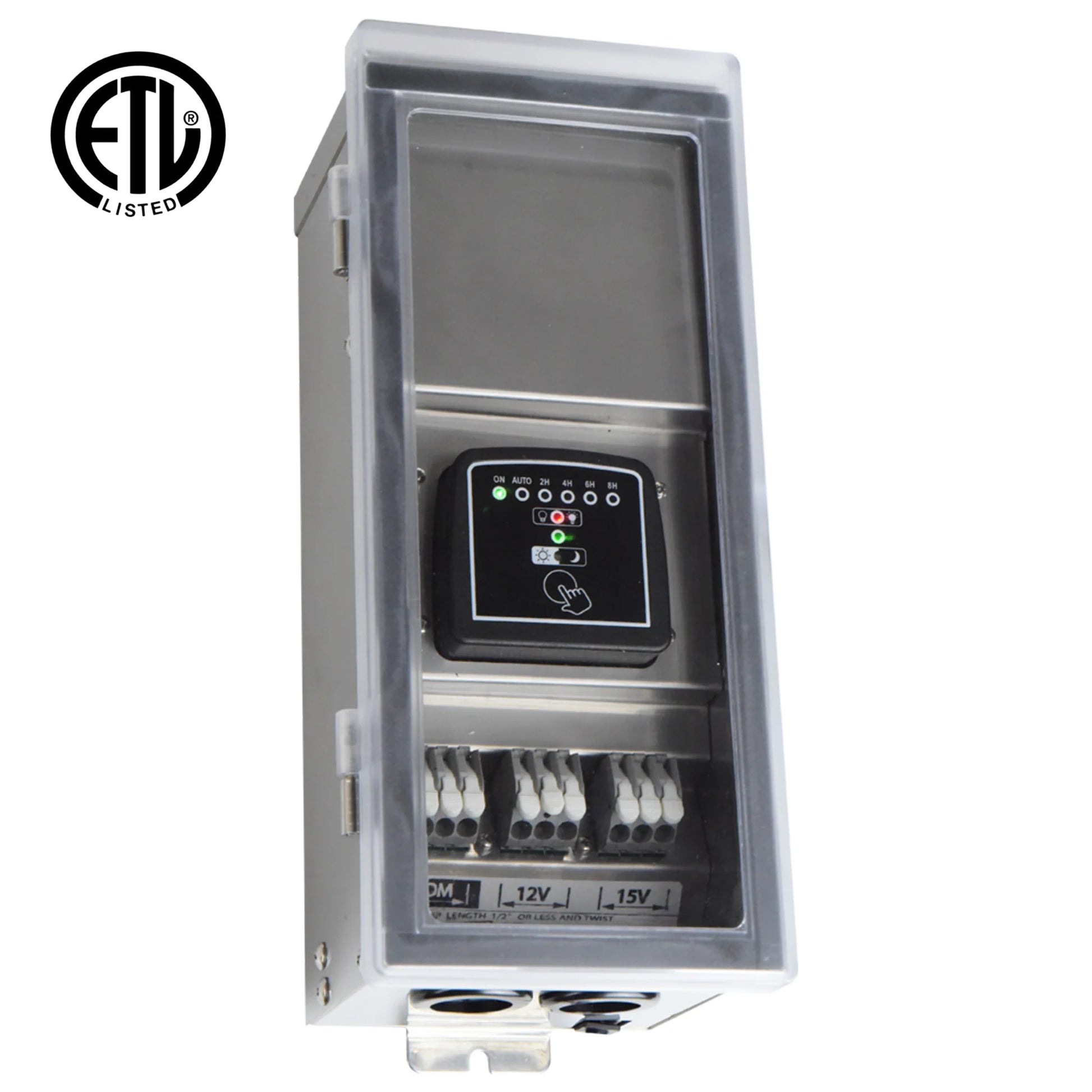 STS300 300W Digital 12V, 15V Low Voltage Transformer with Photocell & Timer IP65 - Tampa Home & Garden Store