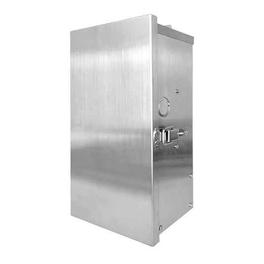 Transformador de bajo voltaje multitoma TSRPT300 de 300 W con fotocélula y temporizador manual con dial, resistente al agua IP65