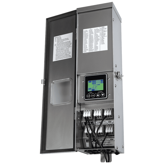 STS600 600W Digital 12V, 15V Low Voltage Transformer with Photocell & Timer IP65