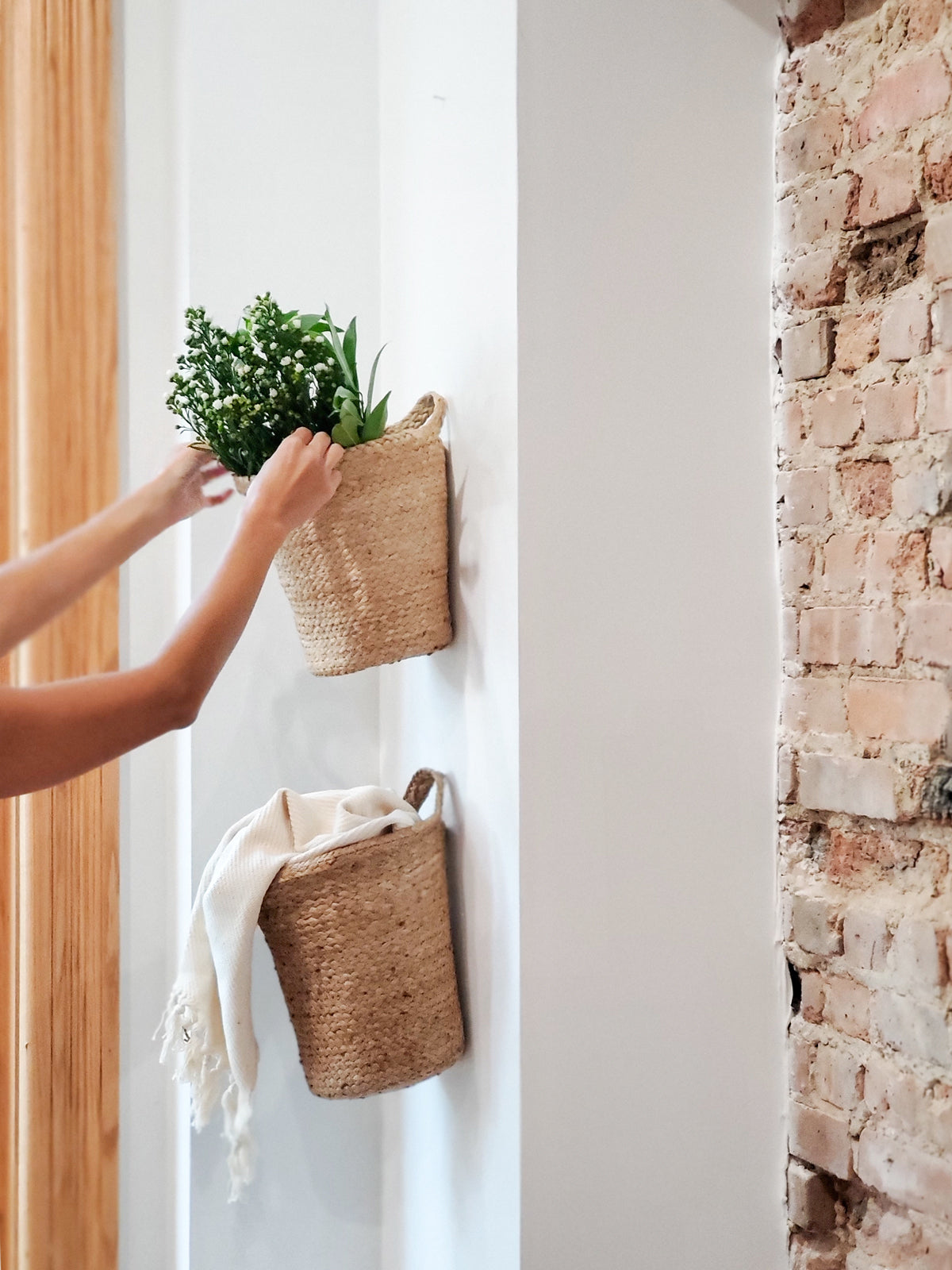 Kata Basket with Slit Handle