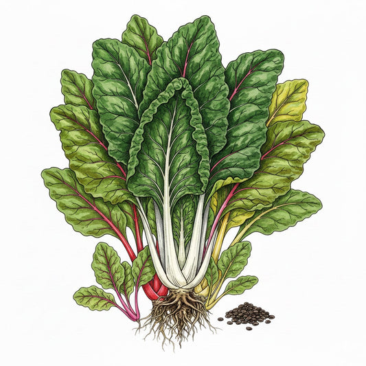 SWISS CHARD Seeds, Northern Lights Mix - Tampa Home & Garden Store