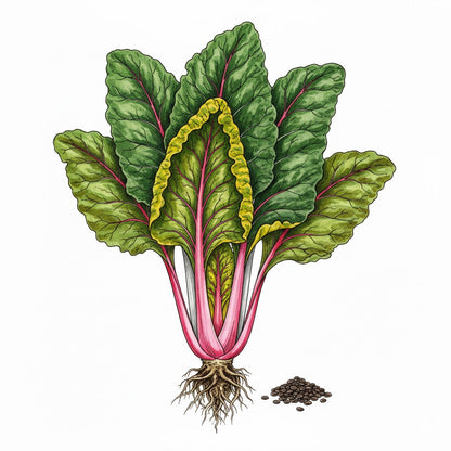 SWISS CHARD Seeds, Ruby Red - Tampa Home & Garden Store