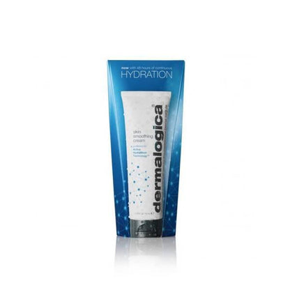 Dermalogica Skin Smoothing Cream tube in blue box, hyaluronic acid face moisturizer for dry skin 1.69 fl oz on Tampa Home & Garden Store