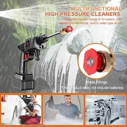 Cordless high-pressure car washer with foam generator portable spray gun UpTrend Deals on Tampa Home & Garden Store