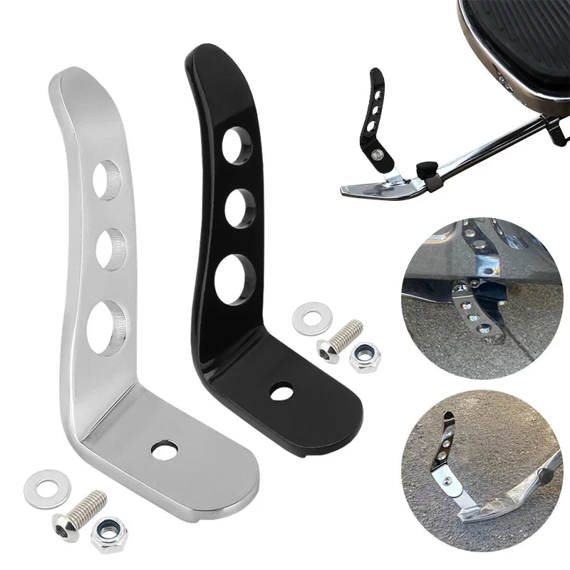Two stand connectors in silver and black aluminum with mounting hardware by BikerZoneZ on Tampa Home & Garden Store