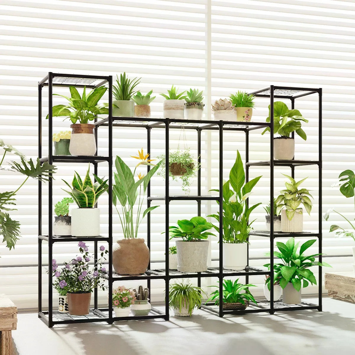 Waterproof Metal Plant Stand and Rack For Patio
