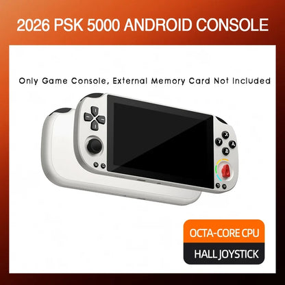 5.0 in FHD IPS handheld PSK5000 white with Xbox/Switch layout, Helio G85, 6+128GB Hall joystick on Tampa Home & Garden Store