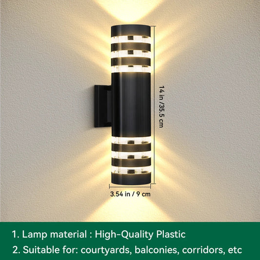 LED Outdoor Waterproof Wall Light | E27 Exterior Porch Stair Lamp Fixture