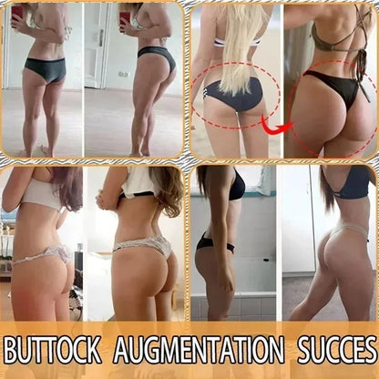 Buttock enlargement cream Silcy Skin product collage showing lifted glutes in black underwear on Tampa Home & Garden Store