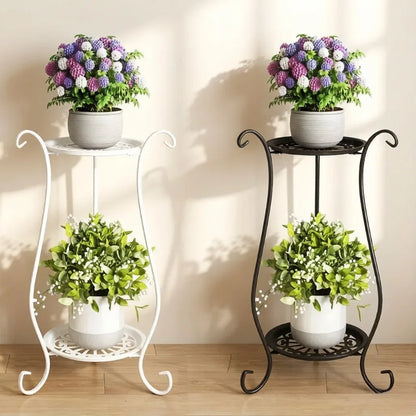 European Metal Flower Stand for Home Garden