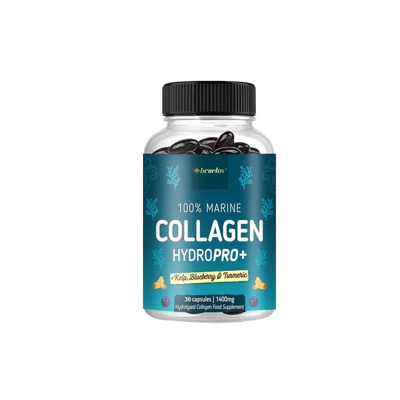 Hydrolyzed Marine Collagen HYDROPRO+ capsule by Silcy Skin with kelp & turmeric on Tampa Home & Garden Store